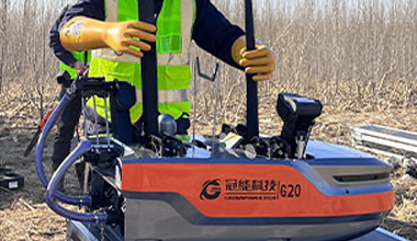 Machine winch with fixation