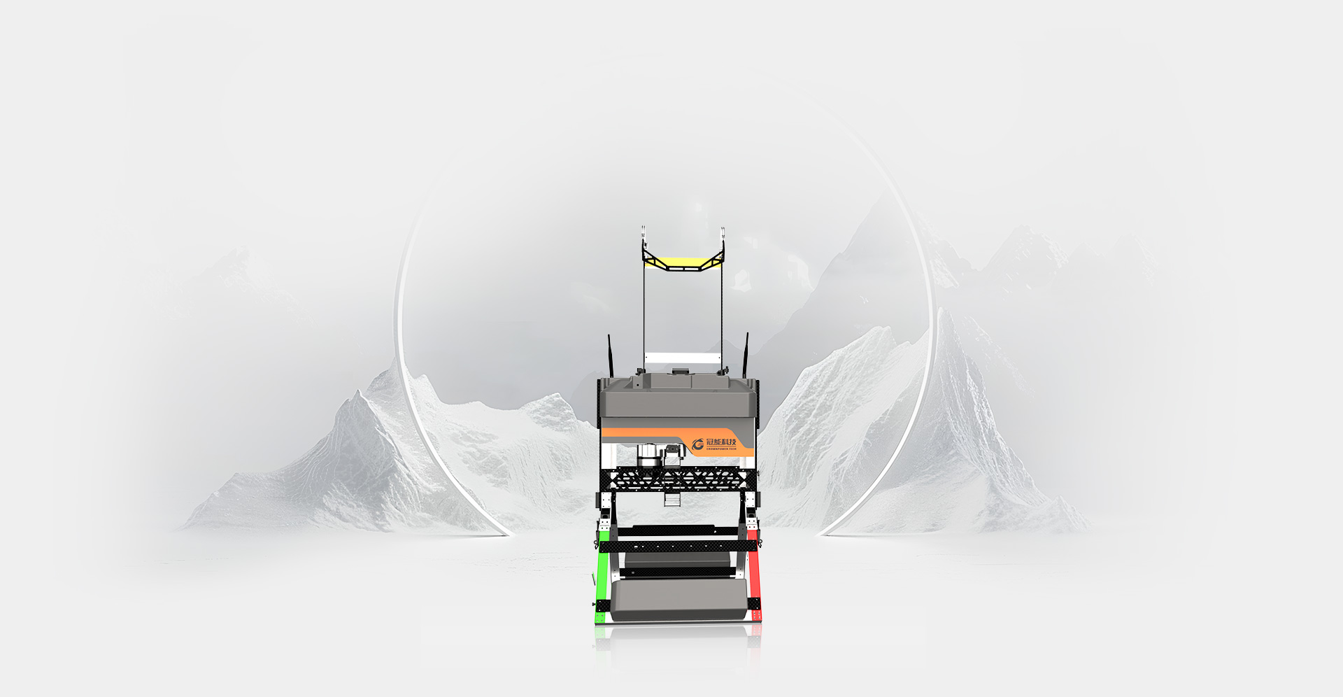 High voltage transmission line de icing robot